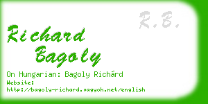 richard bagoly business card
